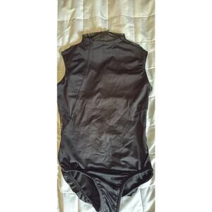 MOTIONWEAR BLACK LEOTARD ADULT MEDIUM